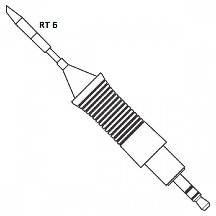 RT6 - Round tip sloped 45° / 1.2 mm (GW-RT6) RT6 - Round tip sloped 45° / 1.2 mm (GW-RT6)